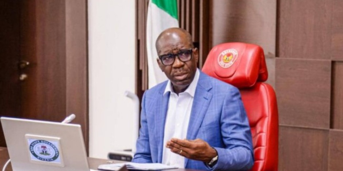 EdoDecides2024: Tensions Rise as Police Escort Governor Obaseki Out of INEC Office